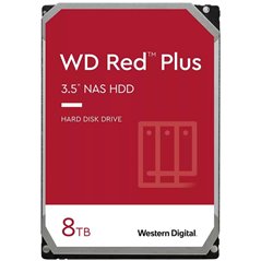 HDD NAS WD Red Plus (3.5'', 8TB, 128MB, 7200 RPM, SATA 6Gbps)
