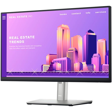 Monitor LED Dell Professional P2222H 21.5” 1920x1080 IPS Antiglare 16:9, 1000:1, 250 cd/m2, 8ms/5ms, 178/178, DP, HDMI, VGA, USB