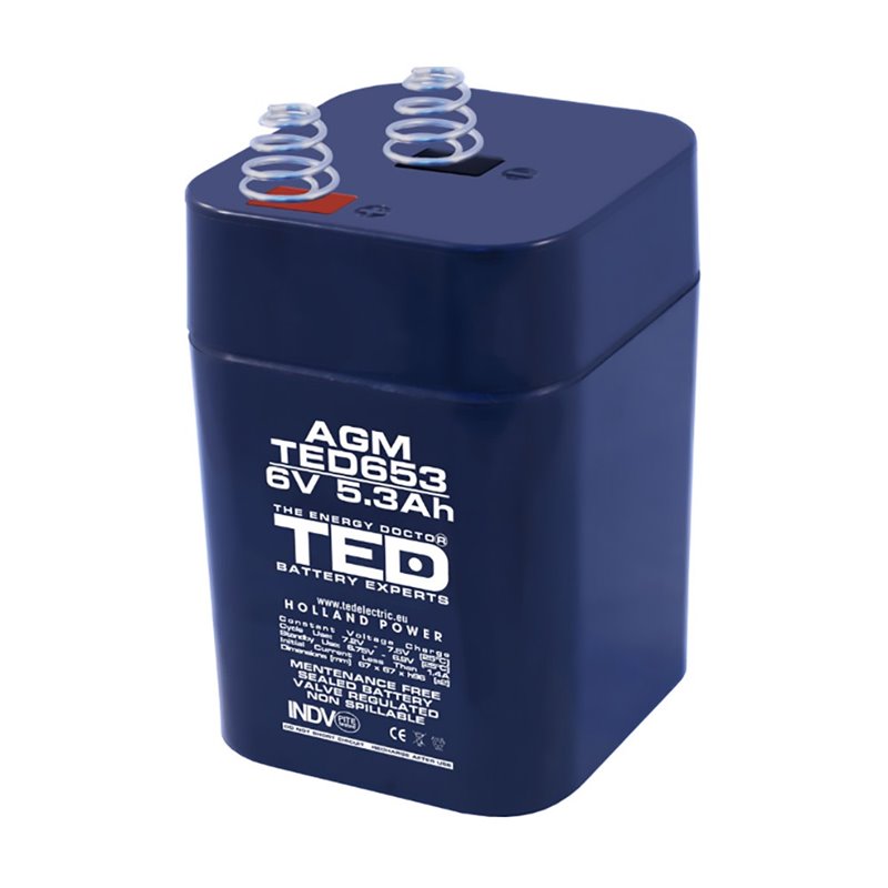 Acumulator AGM TED653 6V 5.3Ah Acumulator AGM TED653 6V 5.3Ah