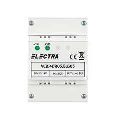 Doza derivatie video 4 iesiri pentru EXPERT, G3 - ELECTRA VCB.4DR03.ELG05