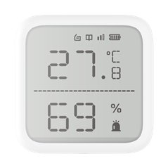 Detector de temperatura si umiditate wireless pentru AX PRO - HIKVISION DS-PDTPH-E-WE
