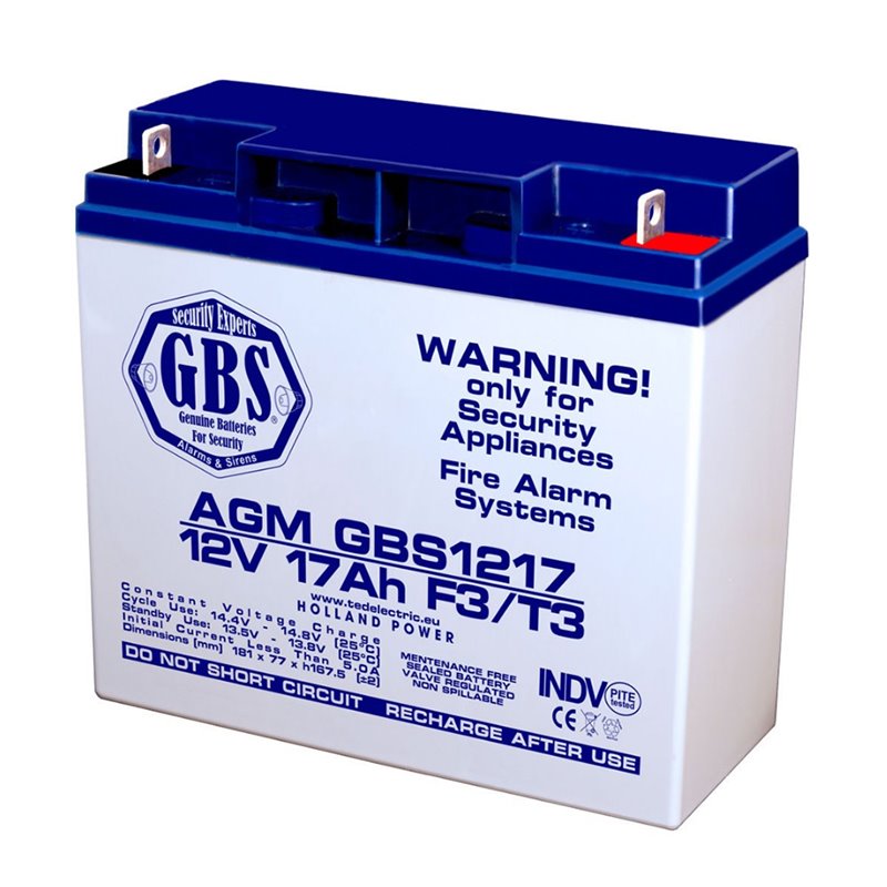Acumulator AGM GBS1217T3 12V 17Ah Acumulator AGM GBS1217T3 12V 17Ah