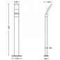 Exterior LED lighting pole Philips Splay
