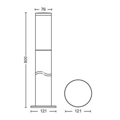 Exterior lighting pole Philips Utrecht,