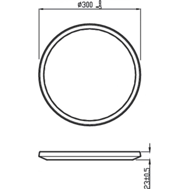 Plafoniera LED Philips Superslim CL550,