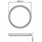 Plafoniera LED Philips Superslim CL550,