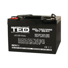 BATERIE GEL TED1282M6 12V 82Ah