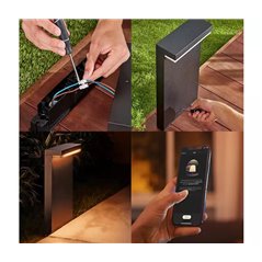 Nyro Hue WACA pedestal black 1x13.5W 24V