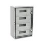 Cutie modulara IP65 din ABS gri, usa transparenta, 2 x 9 module, 250x350x150 mm PP3112 Cutie modulara IP65 din ABS gri, usa transparenta, 2 x 9 module, 250x350x150 mm PP3112