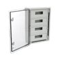 Cutie modulara IP65 din ABS gri, usa transparenta, 2 x 9 module, 250x350x150 mm PP3112 Cutie modulara IP65 din ABS gri, usa transparenta, 2 x 9 module, 250x350x150 mm PP3112