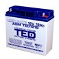 Acumulator AGM TED1219HRF3 12V 19Ah HIGH RATE Acumulator AGM TED1219HRF3 12V 19Ah HIGH RATE