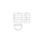 CALGARY wall lantern inox 1x60W 230V
