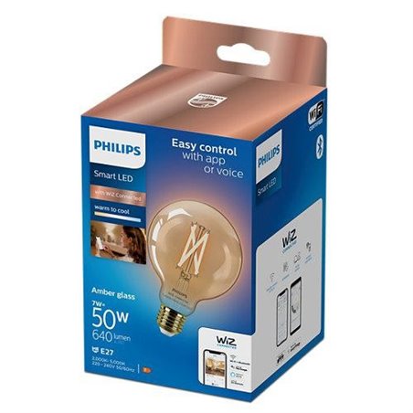 Bec LED inteligent vintage Philips filam