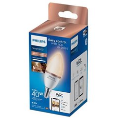 Bec LED inteligent Philips, lumanare, Wi