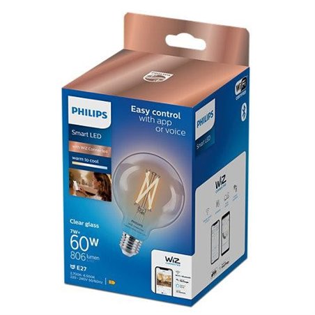 Bec LED inteligent vintage Philips filam