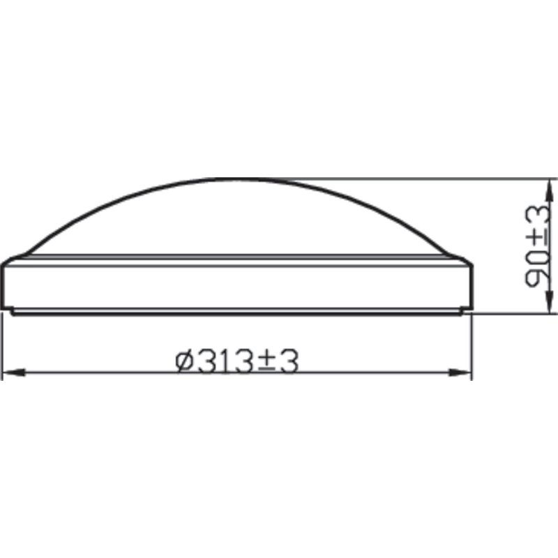 Plafoniera LED Philips Doris CL257, 17W,