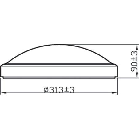Plafoniera LED Philips Doris CL257, 17W,