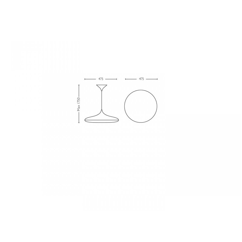 Cher Hue pendant white