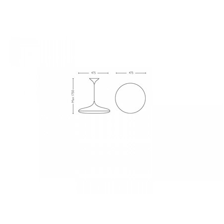 Cher Hue pendant white