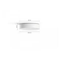 Hue Enrave S ceiling lamp white