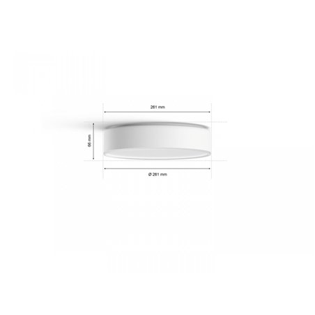 Hue Enrave S ceiling lamp white