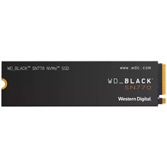 SSD WD Black SN770 500GB M.2 2280 PCIe Gen4 x4 NVMe, Read/Write: 5000/4000 MBps, IOPS 460K/800K, TBW: 300