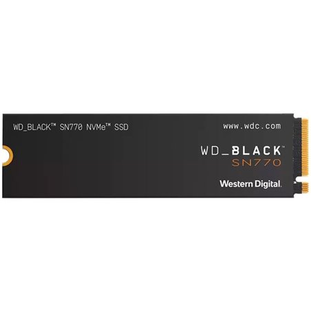 SSD WD Black SN770 500GB M.2 2280 PCIe Gen4 x4 NVMe, Read/Write: 5000/4000 MBps, IOPS 460K/800K, TBW: 300