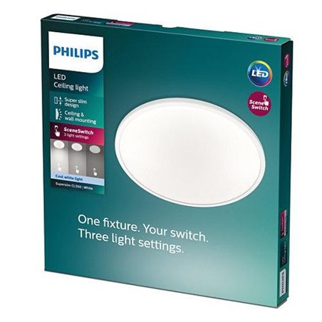 Plafoniera LED Philips Superslim CL550,