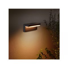 Nyro Hue WACA wall lantern black 1x13.5