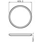 Plafoniera LED Philips Superslim CL550,
