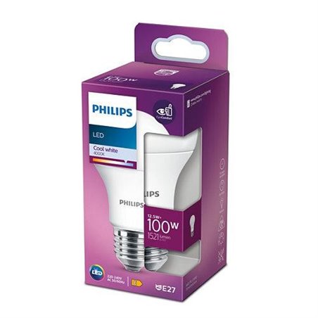 Bec LED Philips A60, EyeComfort, E27, 12
