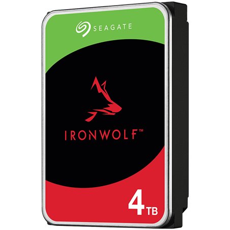 HDD NAS SEAGATE IronWolf 4TB CMR (3.5", 256MB, 5400RPM, RV Sensors, SATA 6Gbps, Rescue Data Recovery Services 3 ani, TBW: 180TB)