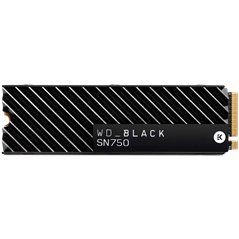 SSD WD Black SN750 HeatSink 1TB M.2 2280 D5-M PCIe Gen3 x4 NVMe, Read/Write: 3470/3000 MBps, IOPS 515K/560K, TBW: 600