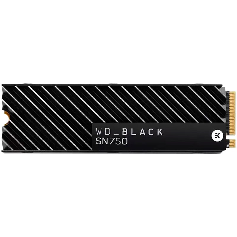 SSD WD Black SN750 HeatSink 1TB M.2 2280 D5-M PCIe Gen3 x4 NVMe, Read/Write: 3470/3000 MBps, IOPS 515K/560K, TBW: 600 SSD WD Black SN750 HeatSink 1TB M.2 2280 D5-M PCIe Gen3 x4 NVMe, Read/Write: 3470/3000 MBps, IOPS 515K/560K, TBW: 600