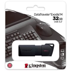 Kingston 32GB DataTraveler Exodia M USB slider cap USB 3.2 Gen2, black