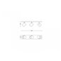 Argenta plate/spiral white 3x5.7W 240V