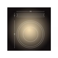 Being Hue ceiling lamp black