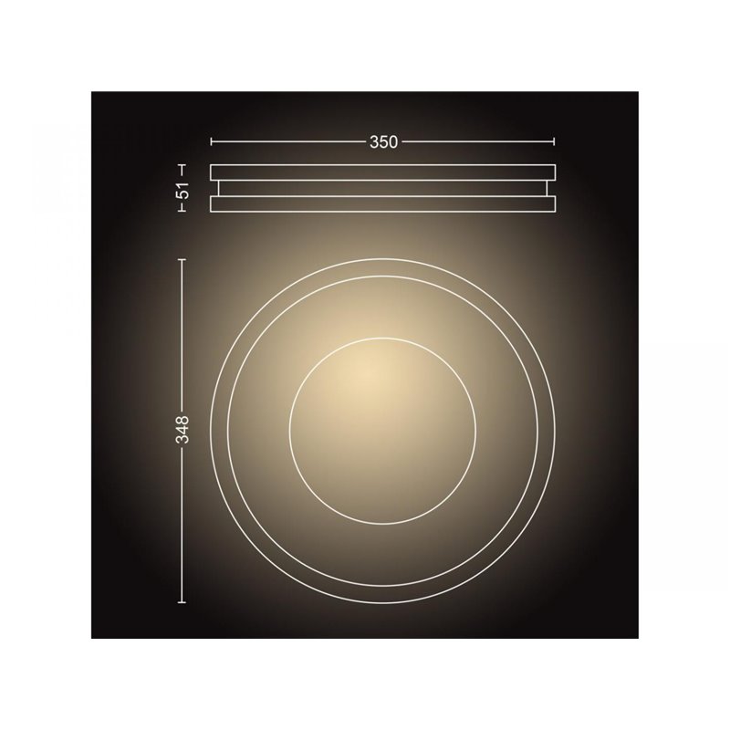 Being Hue ceiling lamp black