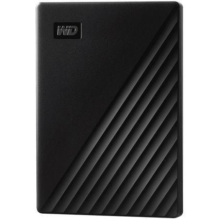 HDD Extern WD My Passport 1TB, 256-bit AES hardware encryption, Backup Software, Slim, USB 3.2 Gen 1 Type-A up to 5 Gb/s, Black