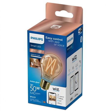 Bec LED inteligent vintage Philips filam