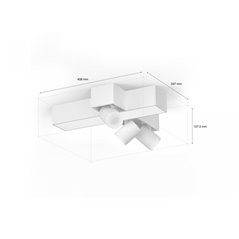 Centris Hue cross 3-spot white