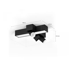 Centris Hue cross 3-spot black