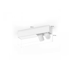 Centris Hue 2-spot white special form