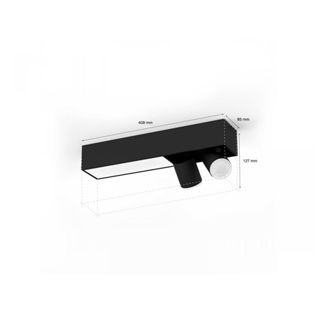 Centris Hue 2-spot black special form
