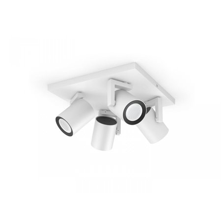 Argenta plate/spiral white 4x5.7W 240V