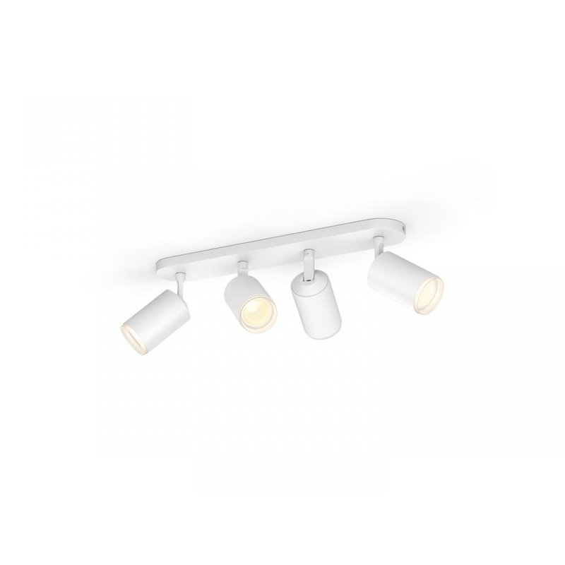 Fugato plate/spiral white 4x5.7W 240V
