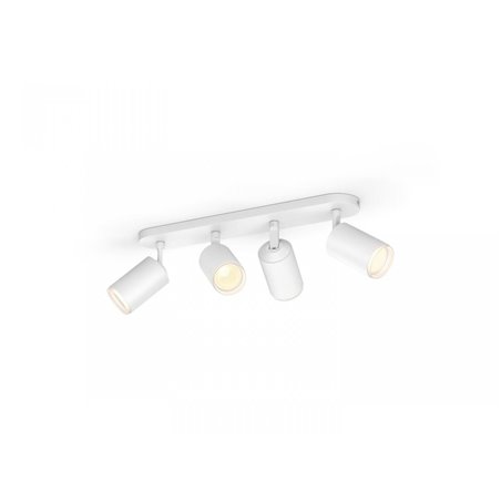 Fugato plate/spiral white 4x5.7W 240V