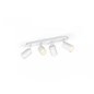 Fugato plate/spiral white 4x5.7W 240V