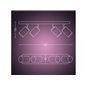 Fugato plate/spiral white 4x5.7W 240V