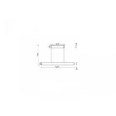 Ensis Hue pendant white 2x39W 24V